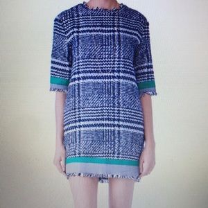 English Factory Tweed Grid Shift